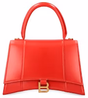 Balenciaga Hourglass Top Handle Bag Medium Bright Red Balenciaga Hourglass Top Handle Bag Medium Bright Red