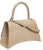 Balenciaga Hourglass Top Handle Bag Small Beige