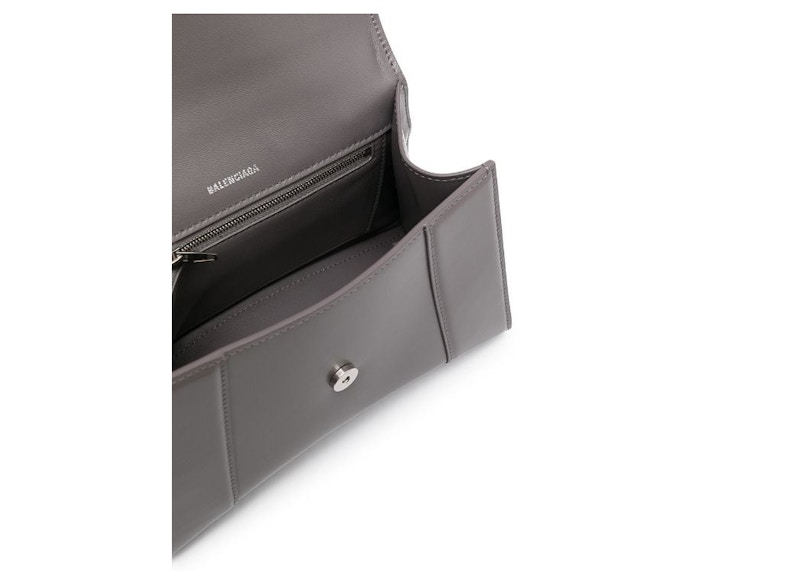 Lookbook Bolso Balenciaga Hourglass Asa Superior Pequeño Gris