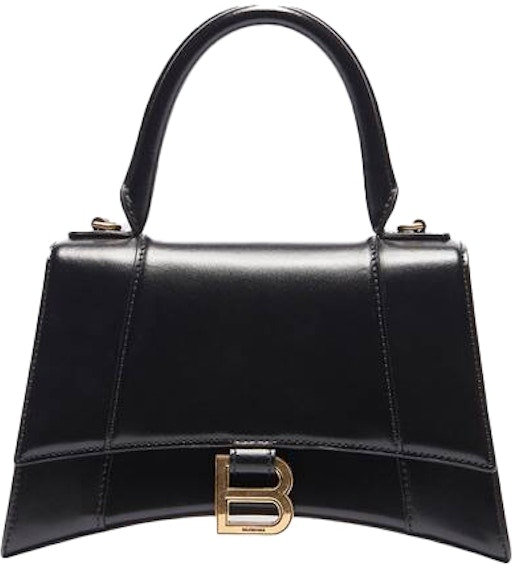 balenciaga-hourglass-top-handle-bag-small-shiny-box-black