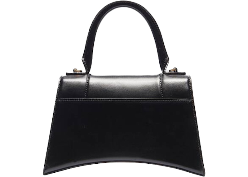 Order Tas Tangan Balenciaga Hourglass Kecil Box Mengkilap Hitam