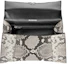 Lookbook Balenciaga Hourglass Tas Pegangan Kecil Kulit Ular Motif Hitam/Putih