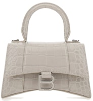 Balenciaga Hourglass Top Handle Bag XS Beige Balenciaga Hourglass Top Handle Bag XS Beige