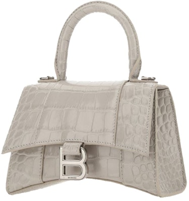 巴黎世家沙漏手提包 XS 米色 Lookbook 巴黎世家沙漏手提包 XS 米色