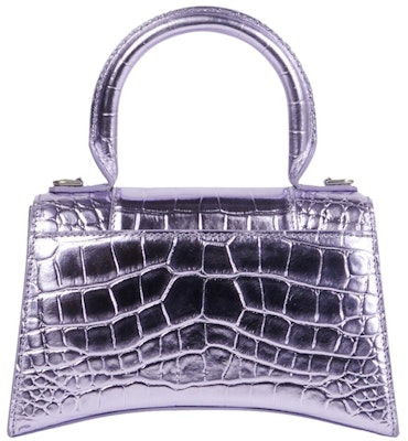 발렌시아가 아워글래스 XS 퍼플 크로커 탑핸들백
Order 발렌시아가 아워글래스 XS 퍼플 크로커 탑핸들백