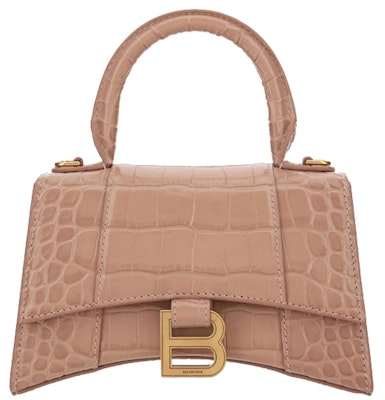 Balenciaga Hourglass Top Handle Bag XS Pink Buy Balenciaga Hourglass Top Handle Bag XS Pink