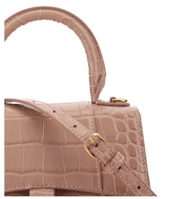 Balenciaga Hourglass Top Handle Bag XS Pink Lookbook Balenciaga Hourglass Top Handle Bag XS Pink