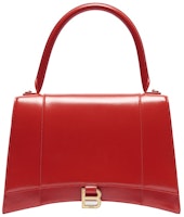 Balenciaga Hourglass Top Handle Medium Red Balenciaga Hourglass Top Handle Medium Red