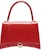 Balenciaga Hourglass Top Handle Medium Red