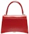 Balenciaga Hourglass Top Handle Medium Red