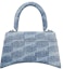 Order Balenciaga Hourglass Top Handle Small BB Monogram Denim Bleached Blue