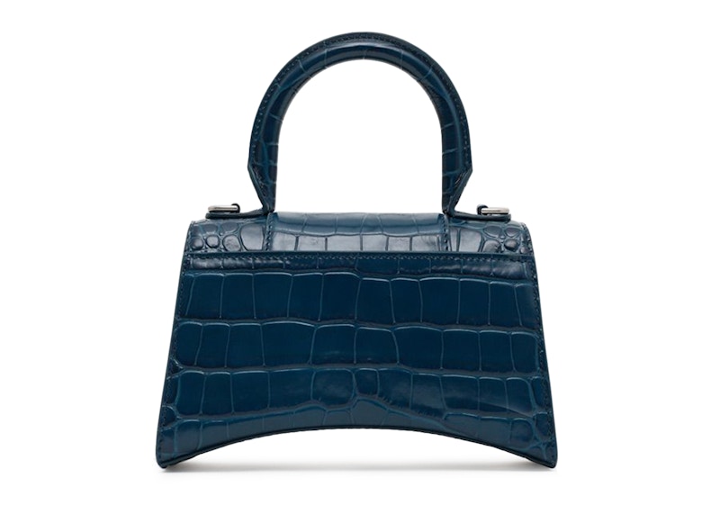 Order 발렌시아가 아워글래스 탑 핸들 XS 다크 블루