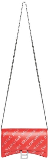 balenciaga-hourglass-wallet-on-chain-and-rhinestones-red
