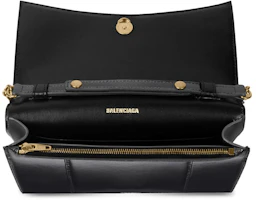 Lookbook Balenciaga Hourglass Wallet On Chain Black