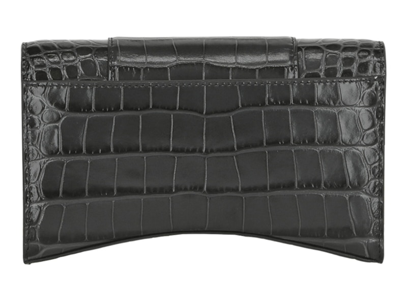 Purchase 발렌시아가 아워글래스 체인 월렛 (다크 그레이)
