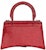 Balenciaga Hourglass XS Handbag With Rhinestones Red