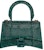 Balenciaga Hourglass XS Hangbag With Rhinestones Green