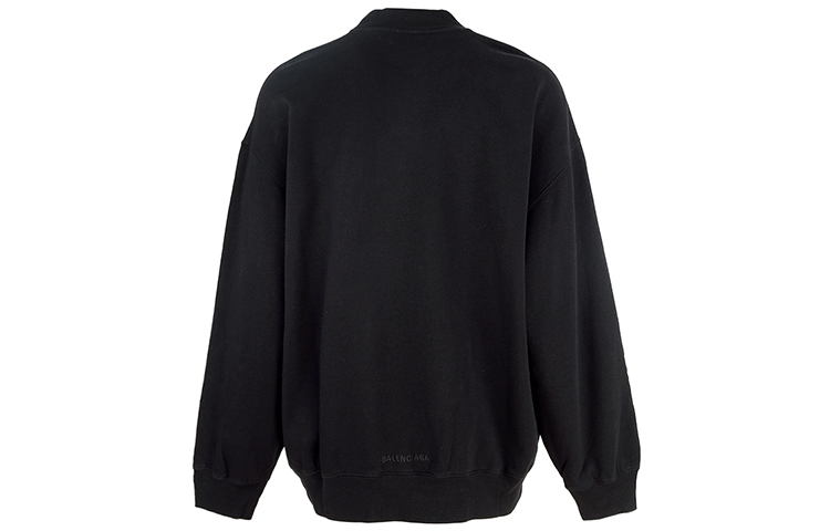 Lookbook バレンシアガ ハルク カートゥーンプリント 長袖スウェットシャツ レギュラーフィット ブラック 671125TLV581000