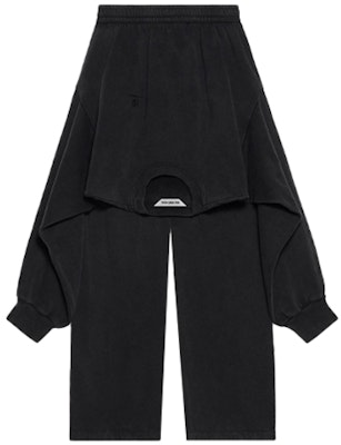 Balenciaga Hybrid Sweatpants 'Black' Order Balenciaga Hybrid Sweatpants 'Black'
