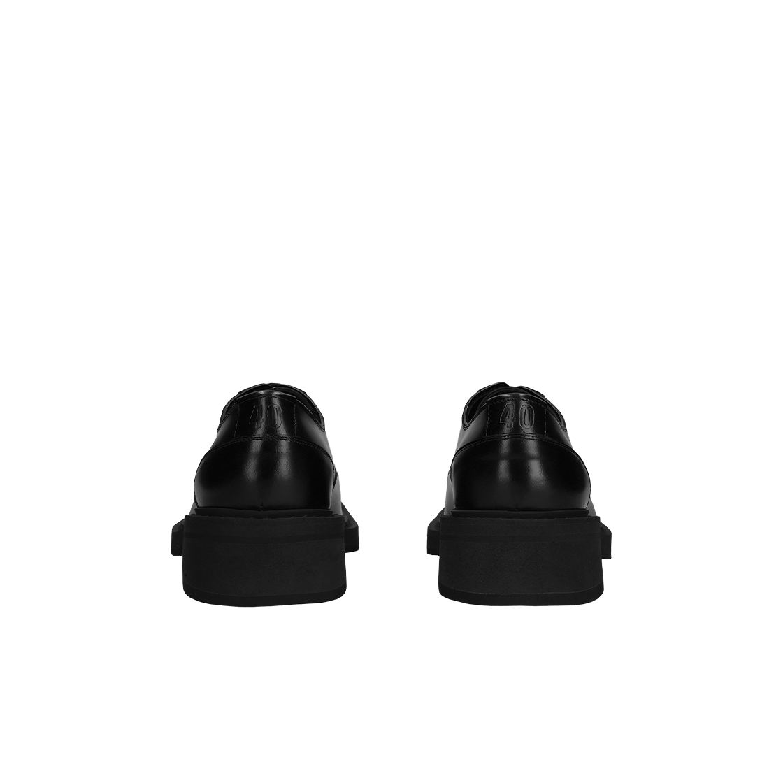 Shop Balenciaga Inspector 40mm Derby 'Black' 693912WBCY01000