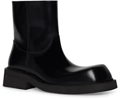 Order Balenciaga Inspector Slip-On Stiefel ''Schwarzes Leder'' 693915WBCY01000