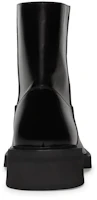 Shop Balenciaga Inspector Slip-On Stiefel ''Schwarzes Leder'' 693915WBCY01000