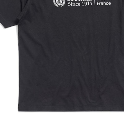 巴黎世家标志印花黑色短袖T恤 男女同款 休闲版型 764235TQVJ29034 Details for 巴黎世家标志印花黑色短袖T恤 男女同款 休闲版型 764235TQVJ29034