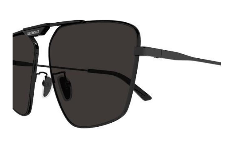 Shop Cermin Mata Logo Metal Tak Sekata Balenciaga Hitam untuk Lelaki. BB0246SA001