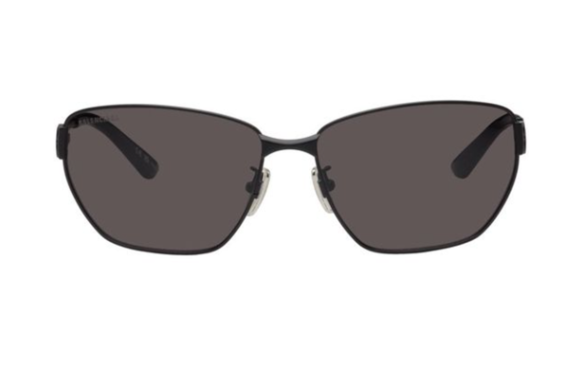 Balenciaga Irregular Mirror Logo  Sunglasses Black. BB0337SK001 圖 2