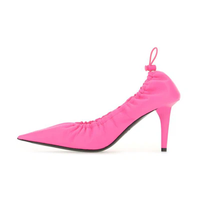 Balenciaga Knife 'Scrunch Fluorescent Pink'