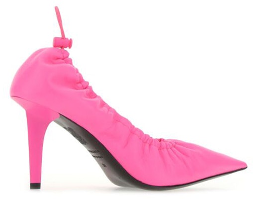 Balenciaga Knife 'Scrunch Pink Fluoresen' 636612WB9Y05321 Shop Balenciaga Knife 'Scrunch Pink Fluoresen' 636612WB9Y05321
