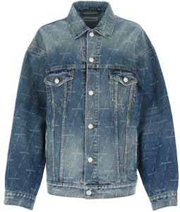 巴黎世家 寬鬆版型牛仔夾克「經典深藍」 Buy 巴黎世家 寬鬆版型牛仔夾克「經典深藍」