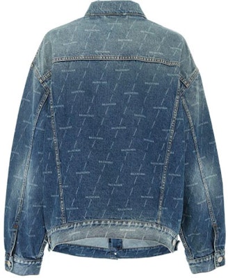 Balenciaga Large Fit Denim Jacket 'Authentic Dark Blue' Order Balenciaga Large Fit Denim Jacket 'Authentic Dark Blue'