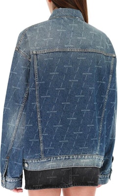 Balenciaga Large Fit Denim Jacket 'Authentic Dark Blue' Purchase Balenciaga Large Fit Denim Jacket 'Authentic Dark Blue'