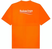 Balenciaga Large Fit T-Shirt 'Fluo Orange' Balenciaga Large Fit T-Shirt 'Fluo Orange'