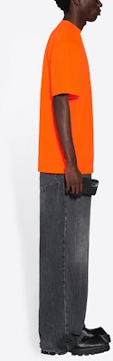 Balenciaga Large Fit T-Shirt 'Fluo Orange' Details for Balenciaga Large Fit T-Shirt 'Fluo Orange'