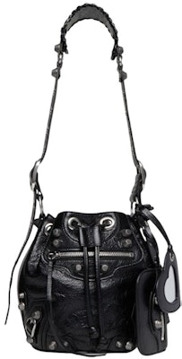 Balenciaga Le Cagole Bucket Bag XS Black Arena Buy Balenciaga Le Cagole Bucket Bag XS Black Arena