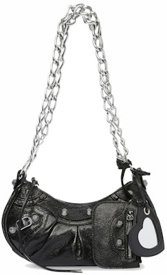 Balenciaga Le Cagole Shoulder Bag With Chain XS Black Buy Balenciaga Le Cagole Shoulder Bag With Chain XS Black