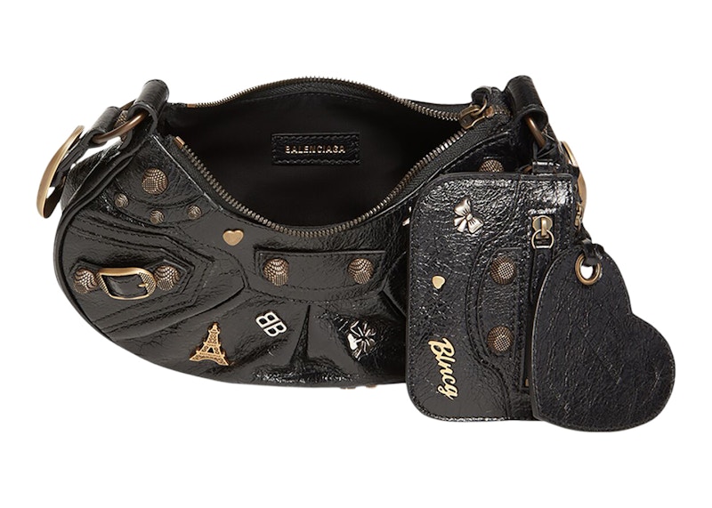 Lookbook 발렌시아가 르 까골 XS 숄더백 (핀 포함) 블랙
