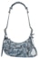 Buy Balenciaga Le Cagole Shoulder Bag XS BB Monogram Blue/Bleached Denim