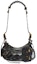 Buy Balenciaga Le Cagole Shoulder Bag XS Crocodile Embossed Black