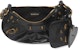 Balenciaga Le Cagole Shoulder Bag XS Crocodile Embossed Black