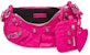 Balenciaga Le Cagole Shoulder Bag XS Crocodile Embossed Pink