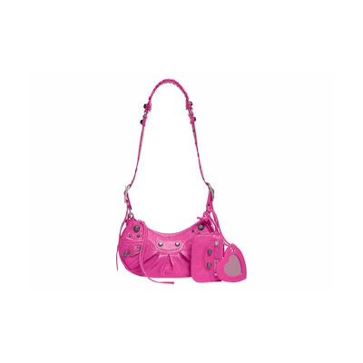 Balenciaga Le Cagole Shoulder Bag XS Pink
