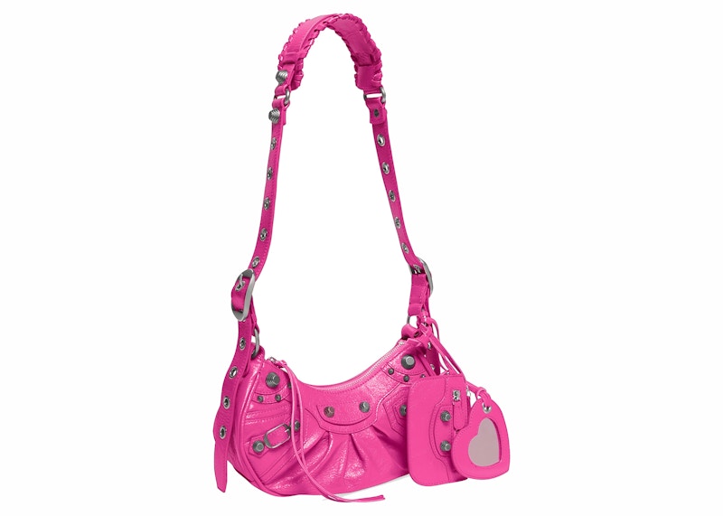 Order Balenciaga Le Cagole Beg Bahu XS Merah Jambu