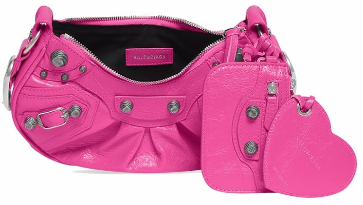 Balenciaga Le Cagole Shoulder Bag XS Pink Lookbook Balenciaga Le Cagole Shoulder Bag XS Pink