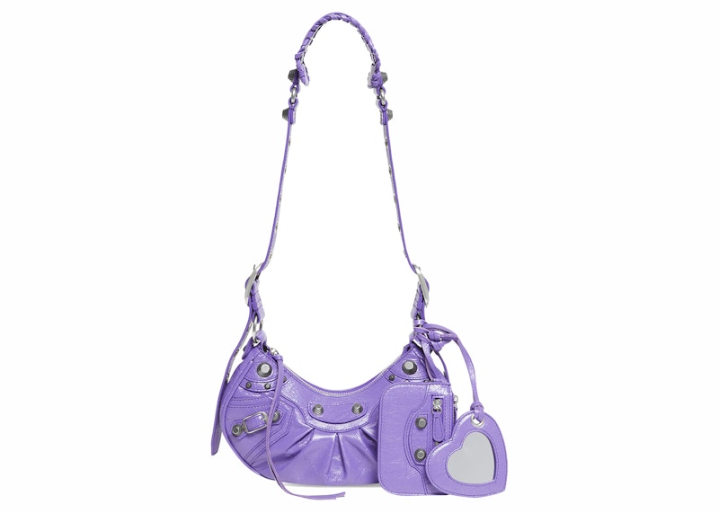 Balenciaga Le Cagole Shoulder Bag XS Purple