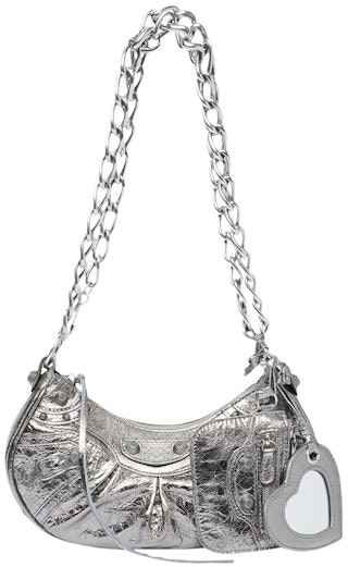 balenciaga-le-cagole-shoulder-bag-xs-with-chain-metallized-silver