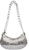 Balenciaga Le Cagole Shoulder Bag XS With Chain Metallized Silver