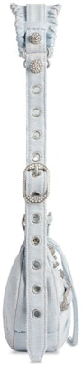 Balenciaga Le Cagole XS Rhinestones Shoulder Bag Light Blue Order Balenciaga Le Cagole XS Rhinestones Shoulder Bag Light Blue